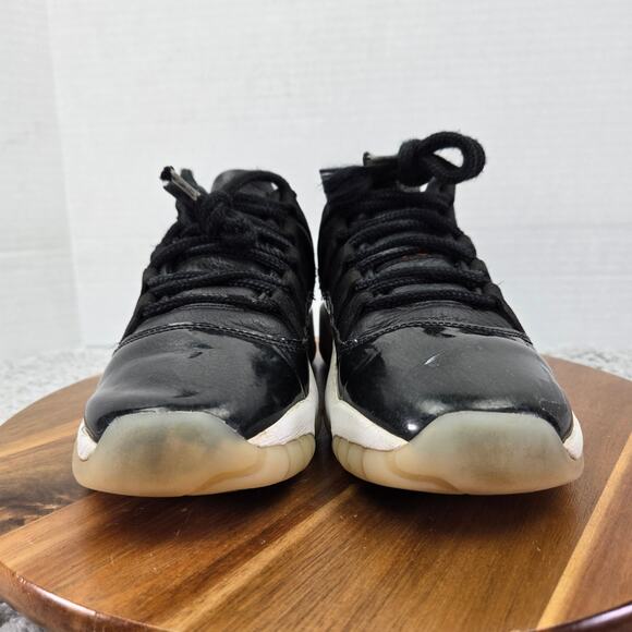 Jordan 11 Retro Low 72-10 GS Black Red Athletic Daily Sneaker Kids 7Y 528896-001 - Picture 4 of 13